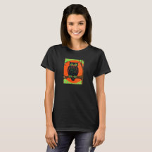 Das Vintage T-Shirt der Halloween-Bild-Frauen