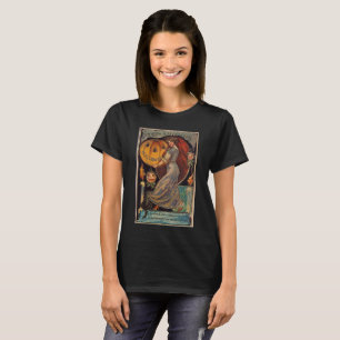 Das Vintage T-Shirt der Halloween-Bild-Frauen