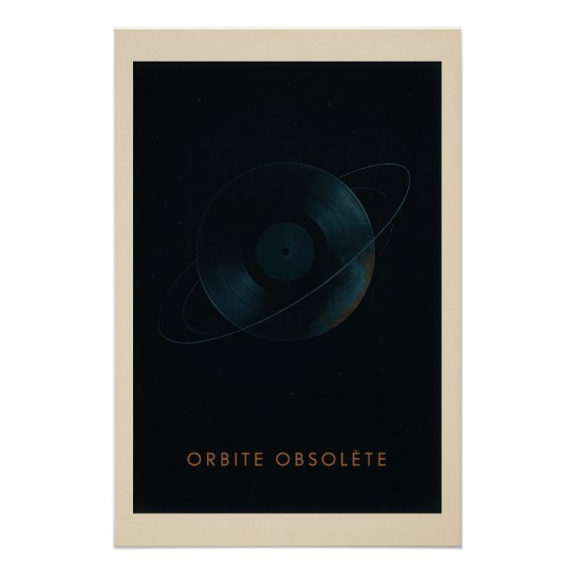 Das Vinyl im Orbit - Poster (Vorderseite)