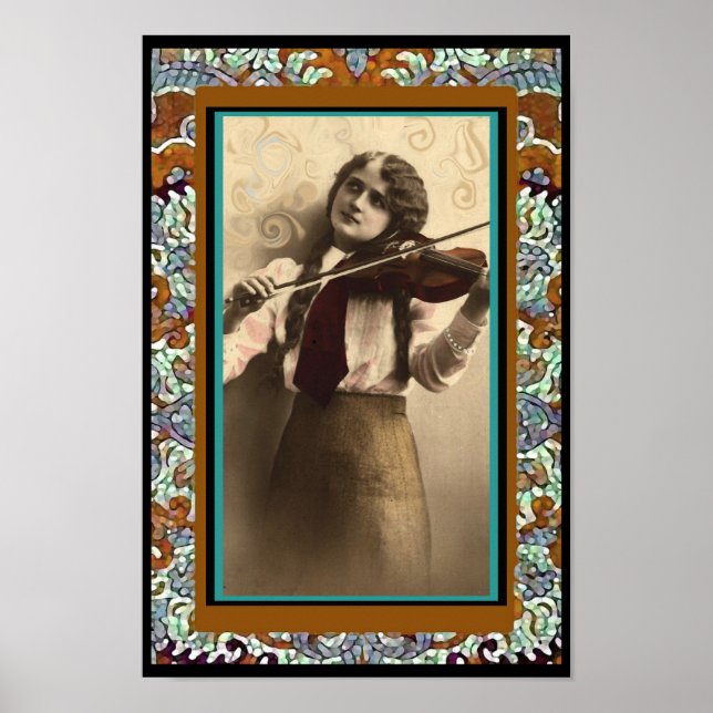Das Violinistenposter Poster (Vorne)
