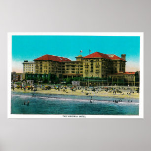 Das Virginia Hotel, Long Beach, Kalifornien Poster