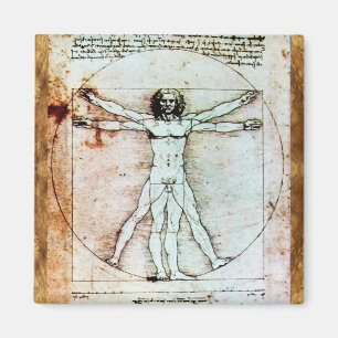 Das VITRUVIAN MAN Antiquitätenmuseum Magnet