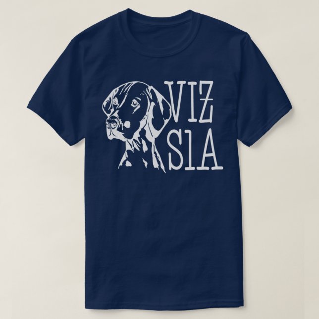 Das Vizsla-Gesicht T-Shirt (Design vorne)