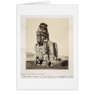 Das "Vocal Memnon", Kolossalstatue von Amenhotep I