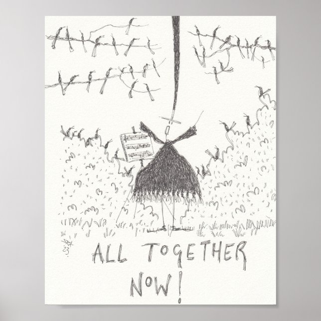 Das Vogeldirigent-Poster Poster (Vorne)