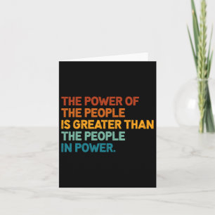 Das Volk des Powers ist größer als die Menschen in Karte