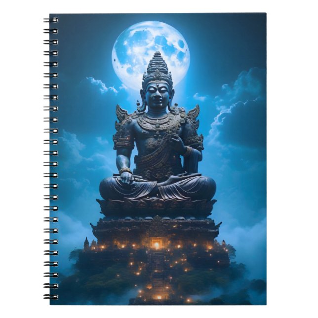 Das volle Mondlicht des Buddha Notizblock (Vorderseite)