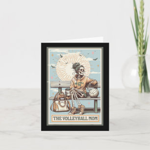 Das Volleyll-Mutter-Skelett-Tarotkartenspiel-Tages Karte