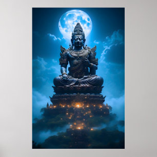Das Vollmondlicht des Buddha Poster