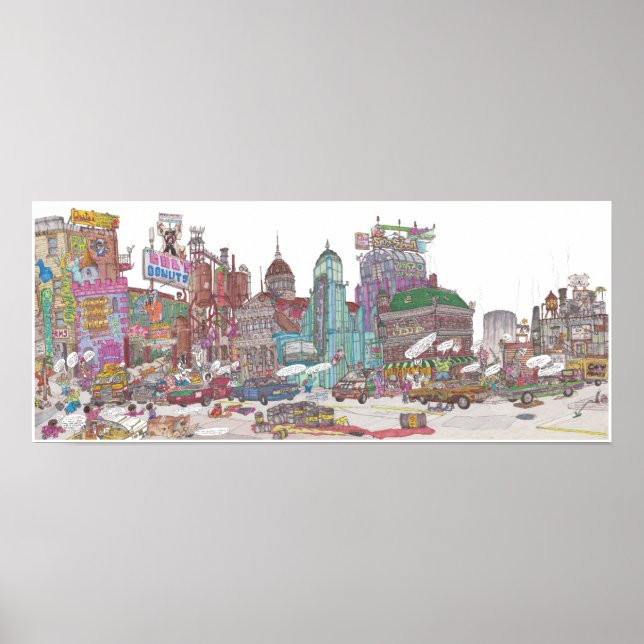 Das Voltz-Wandbild Poster (Vorne)