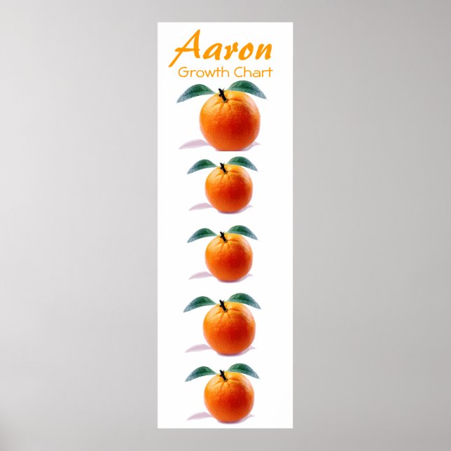 Das Wachstum der Kinder in Orange Blossom Kunst de Poster (Vorne)