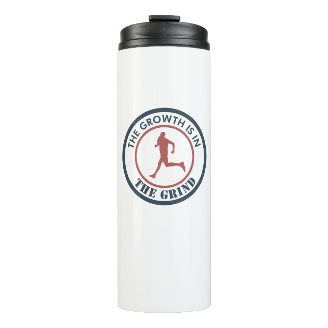 Das Wachstum ist in greifbarer Nähe Thermosbecher (Vorderseite)