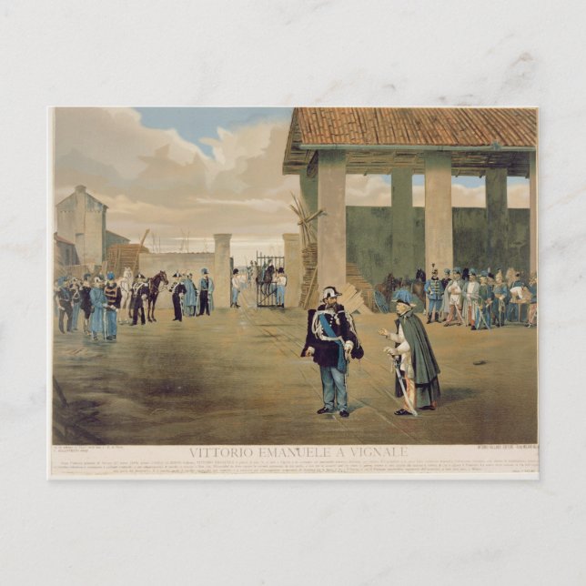 Das Waffenstillstand von Vignale Postkarte (Vorderseite)