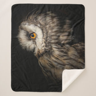 Das wahnsinnige Auge | Owl Lovers Gift Sherpadecke