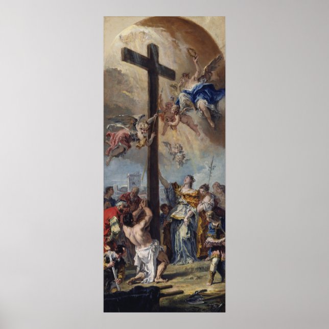 Das Wahre Kreuz - Sebastiano Ricci Kunstvoll wande Poster (Vorne)