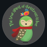 DAS WAHRE SPIRIT DER CHRISTMAS IST LIEBE BABY T -  RUNDER AUFKLEBER<br><div class="desc">Eine tolle Weihnachtsgeschenkidee für Mama,  Papa,  Schwester,  Bruder,  Freundin,  Freund,  Onkel,  Tante,  Oma,  Opa,  Familie & Freunde zu Weihnachten & Neujahr.Trendy,  Stilvoll und einzigartig Weihnachten Geschenk.</div>