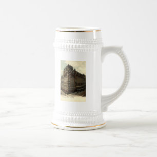 Das Waldorf Astoria, New York City 1908 Vintage Bierglas