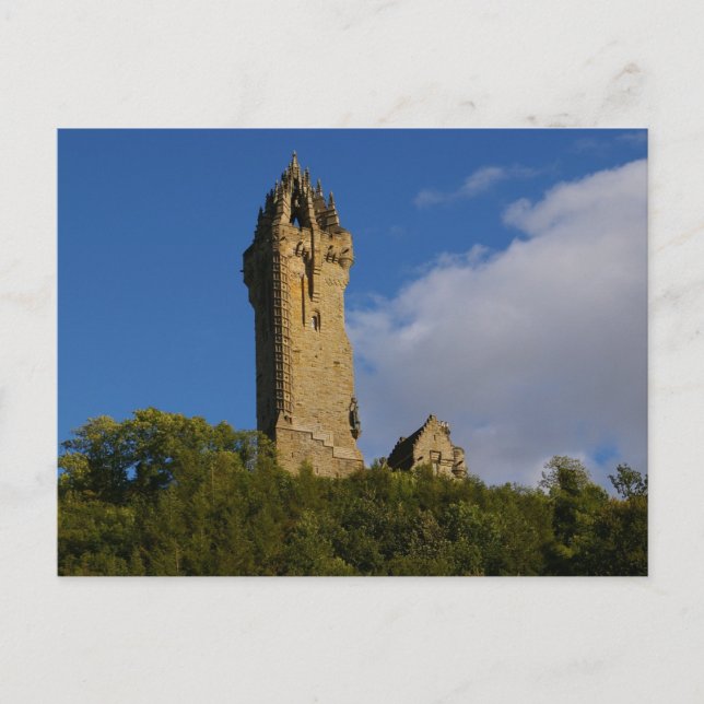 Das Wallace Monument Stirling Schottland Postkarte (Vorderseite)