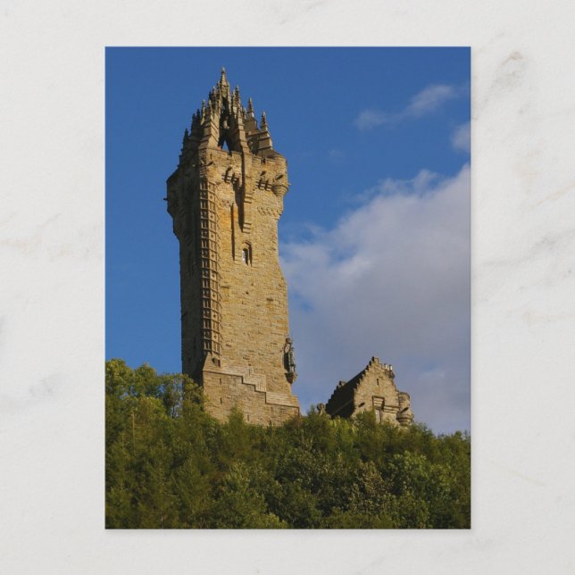 Das Wallace Monument Stirling Schottland Postkarte (Vorderseite)