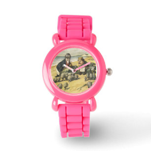 Das Walroß und die Tischleruhr Armbanduhr