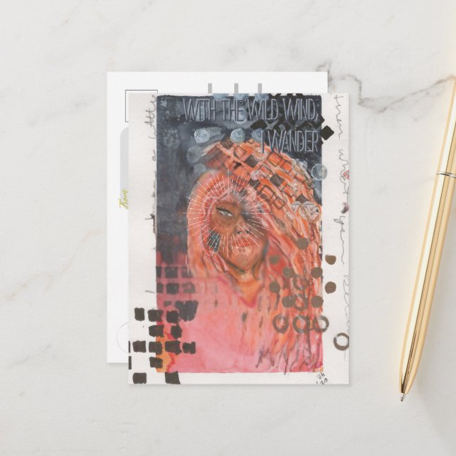 Das Wandress Mixed-Media-Poster Postkarte (Vorderseite/Rückseite Beispiel)