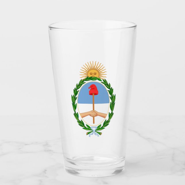 Das Wappen des argentinischen Glases Glas (Vorderseite)