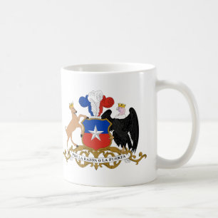 Das Wappen des Chilen Tasse