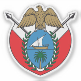 Das Wappen Dubais Aufkleber