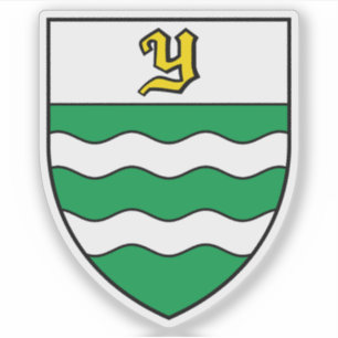 Das Wappen von Yverdon-les-Bains, Schweiz Aufkleber