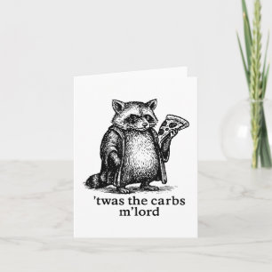 Das war das Carbs Mlord Meme Geschenk Männer Fraue Karte