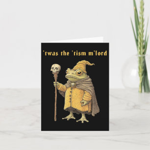 Das war der Tism Mlord Funny Wizard Frog Autism He Karte