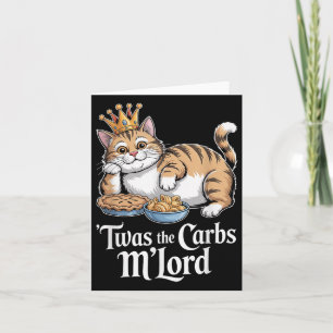 Das war die Carbs Mlord Funny Katze mit Krone für Karte