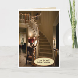 "Das war die Nacht vor Weihnachten" Karte mit Umsc