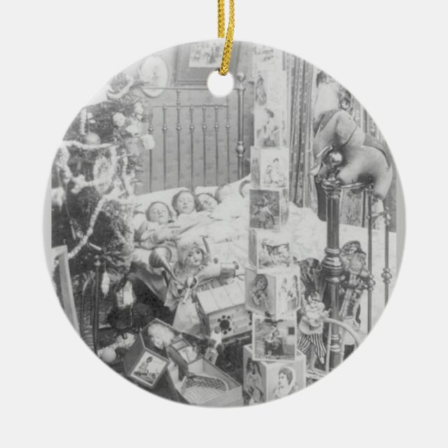 Das war die Nacht vor Weihnachten Keramikornament (Vorne)