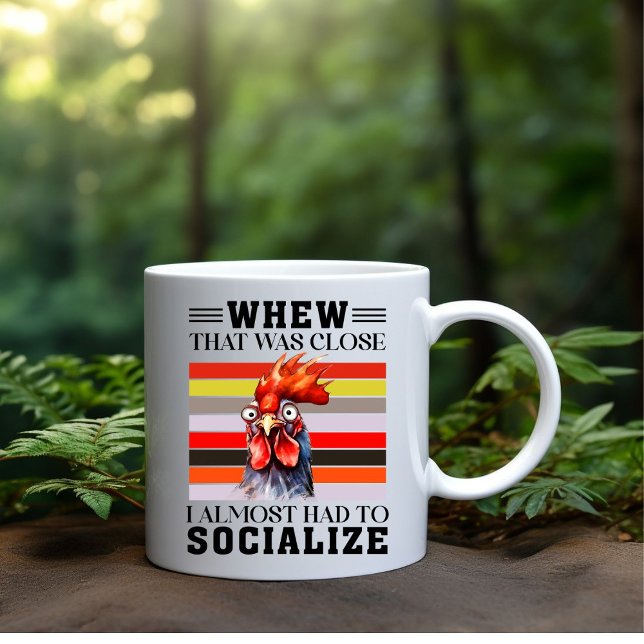 "Das war nah" Kaffee-Tasse Kaffeetasse (Von Creator hochgeladen)