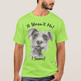 Das war nicht ich! Funny Dog T - Shirt - Ich schwö