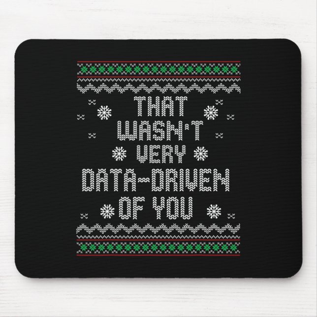 Das war nicht sehr datenintensiv über WeihnachtsWe Mousepad (Vorne)