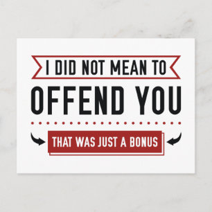 Das war nur ein Bonus Postkarte