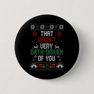 Das war sehr datengetrieben von dir Weihnachtsfeie Button