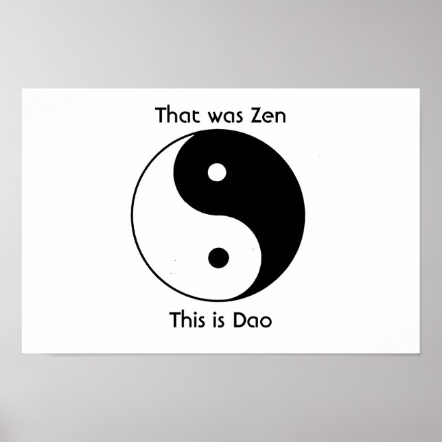Das war Zen Poster (Vorne)