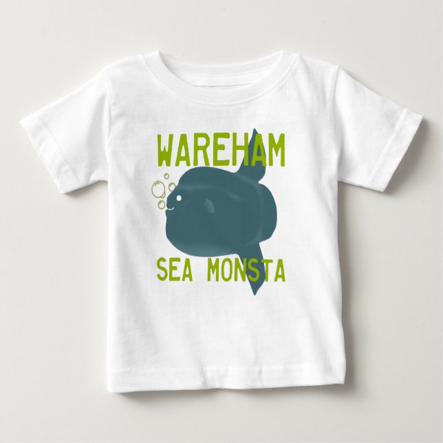 Das Wareham Sea Monster Baby-T-Shirt Baby T-shirt (Vorderseite)