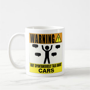 Das Warnen kann über Auto-Tasse spontan sprechen Kaffeetasse