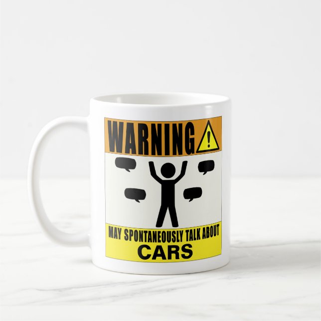 Das Warnen kann über Auto-Tasse spontan sprechen Kaffeetasse (Links)