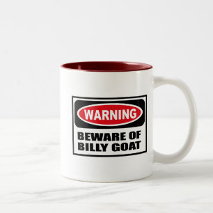 Das Warnen PASSEN VON BILLY-ZIEGE Tasse auf