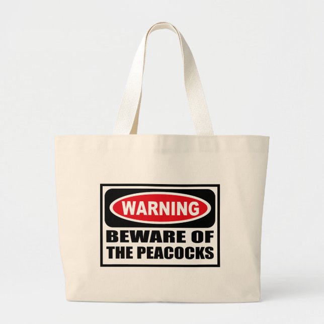 Das Warnen PASSEN von der PFAUS Tasche auf (Vorne)