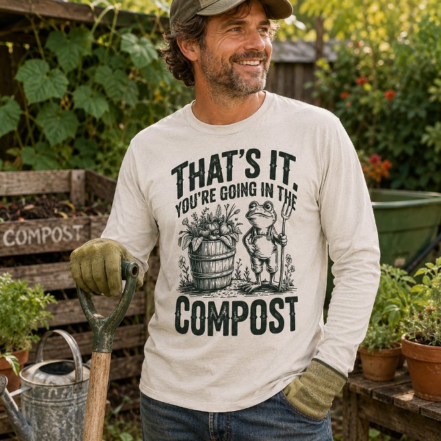 Das war's, du kommst auf den Kompost Tri-Blend Shirt (Von Creator hochgeladen)