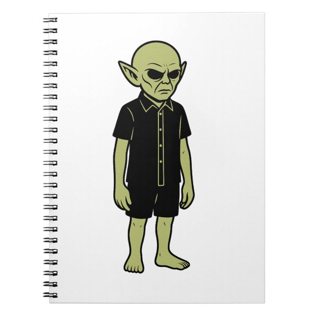 Das, was sie gesehen haben - ich glaube, Alien beg Notizblock (Vorderseite)