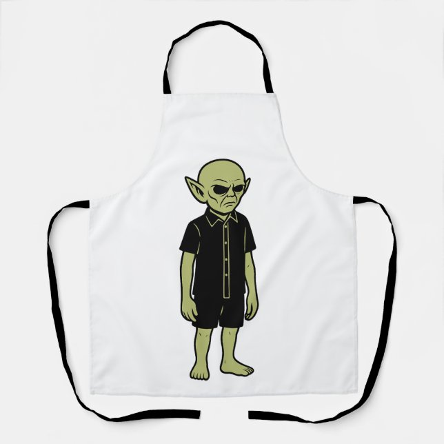 Das, was sie gesehen haben - ich glaube, Alien beg Schürze (Vorderseite)