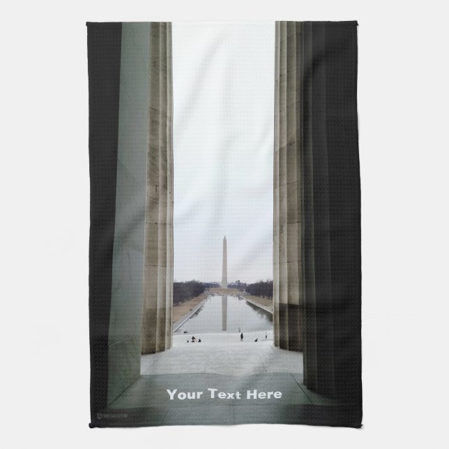 Das Washington-Denkmal Geschirrtuch (Vertikal)