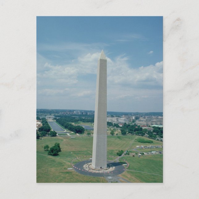 Das Washington Monument, gebaut 1848-85 Postkarte (Vorderseite)
